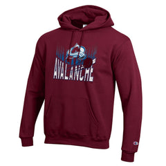 Colorado Avalanche - Champion Powerblend Hoodie Burgundy