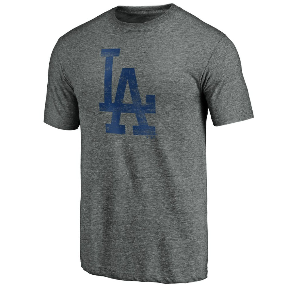 Los Angeles Dodgers Weathered Logo Tri-Blend T-Shirt On Sale