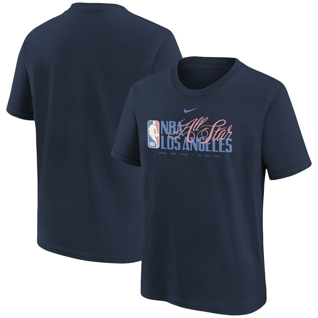 Nike -  Youth 2026 NBA All-Star Game Wordmark Max90 T-Shirt - Navy