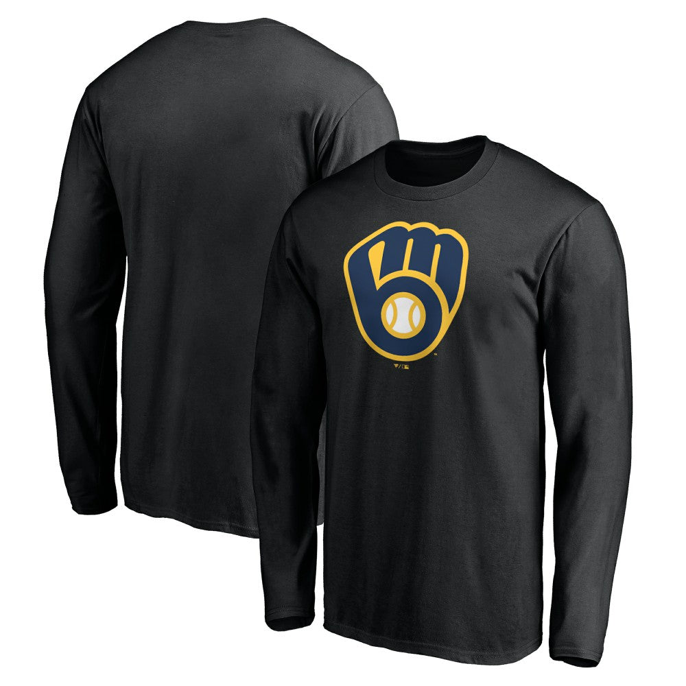 Milwaukee Brewers Team Logo Long Sleeve T-Shirt Online