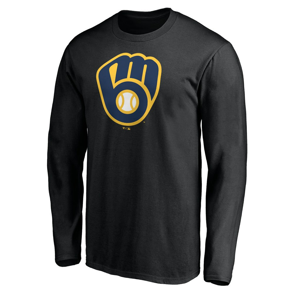 Milwaukee Brewers Team Logo Long Sleeve T-Shirt Online