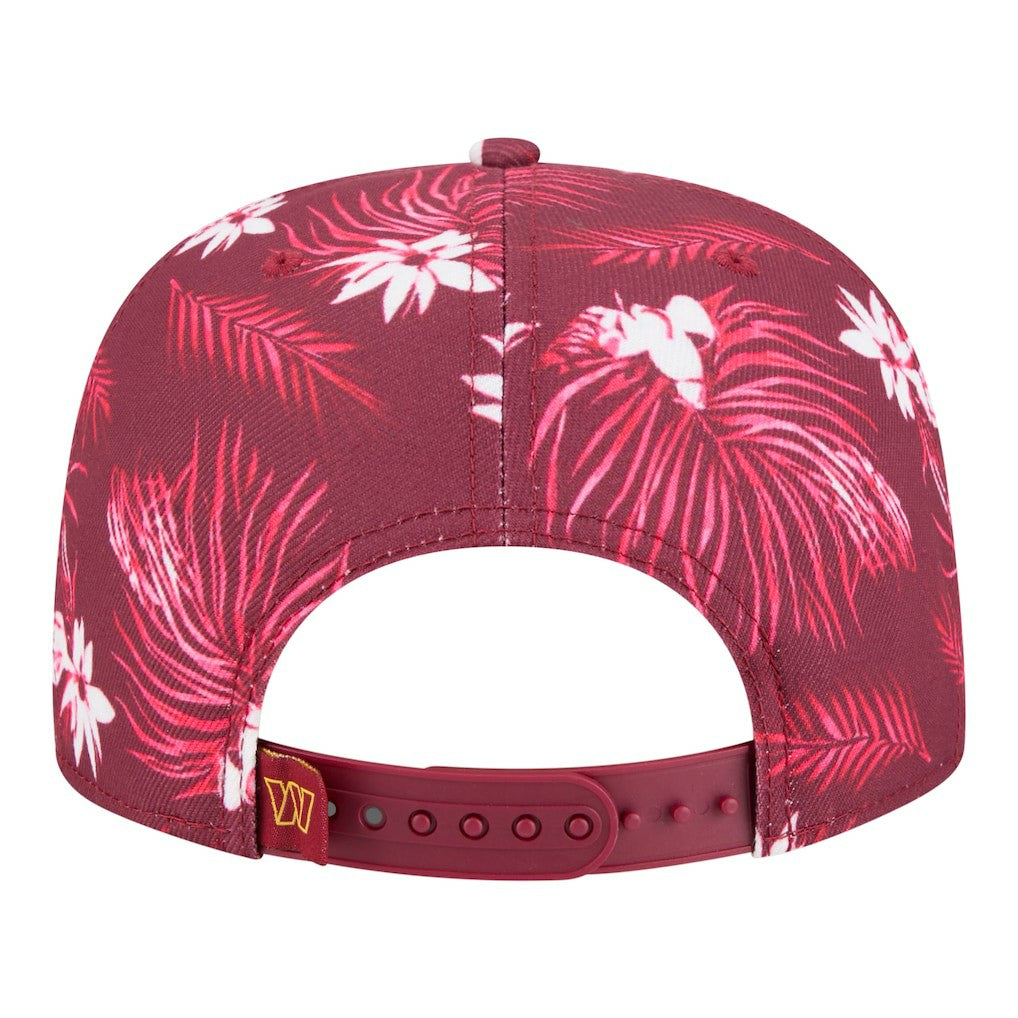 Washington Commanders New Era Palm Print A-Frame 9FIFTY Snapback Hat Burgundy - NFL