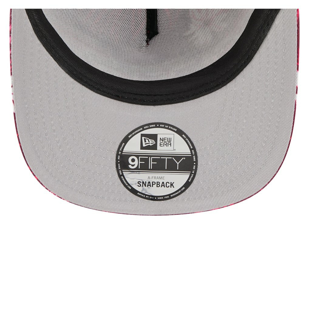 Washington Commanders New Era Palm Print A-Frame 9FIFTY Snapback Hat Burgundy - NFL