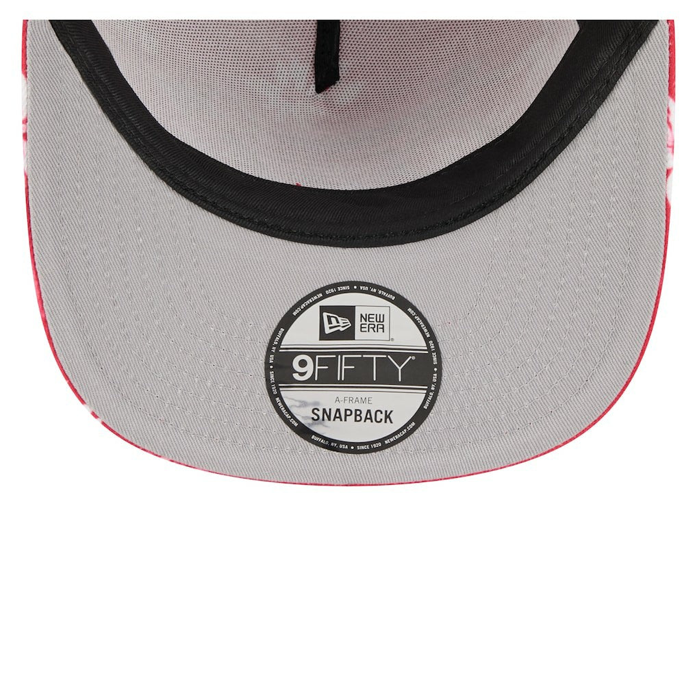 Kansas City Chiefs New Era Palm Print A-Frame 9FIFTY Snapback Hat Red - NFL