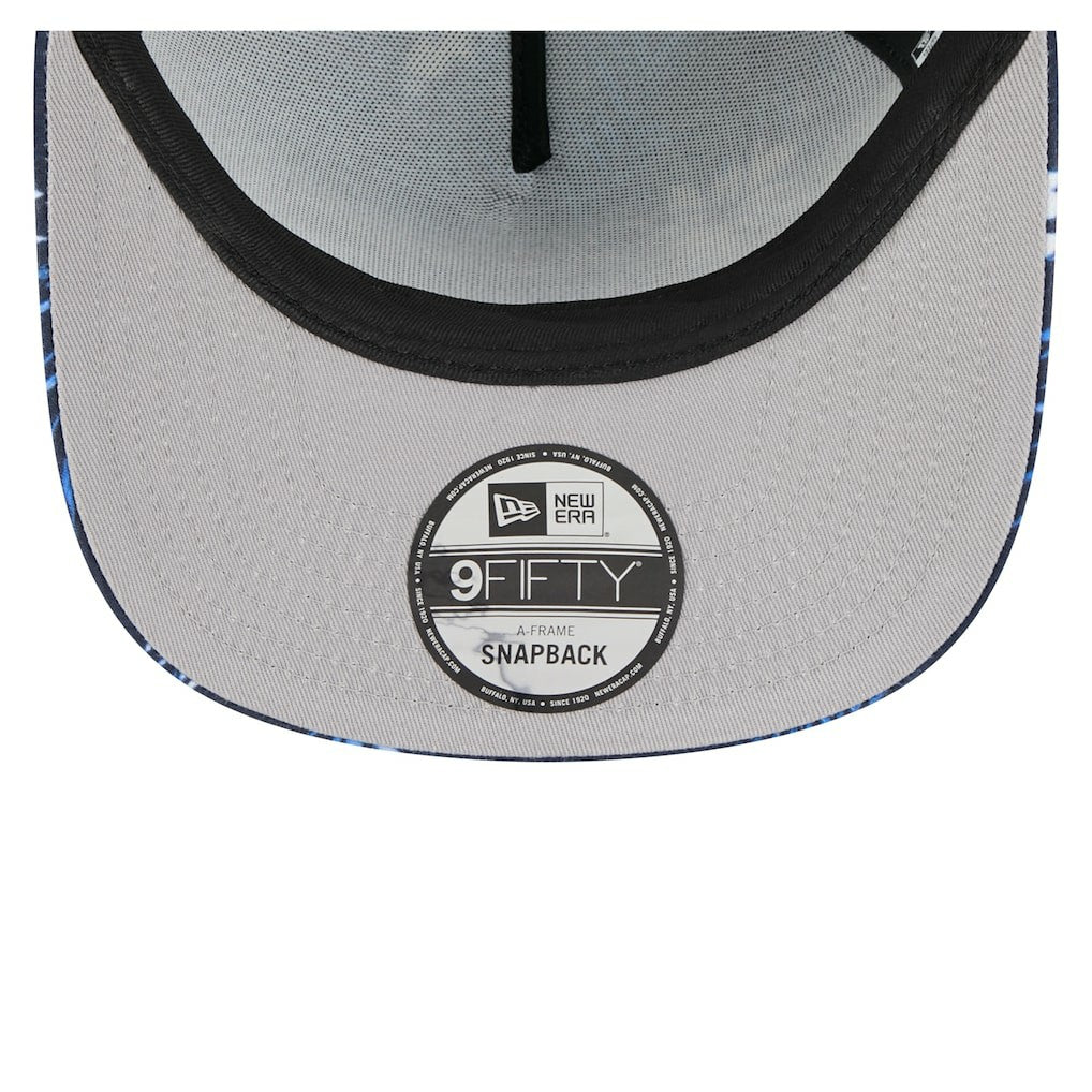 Chicago Bears New Era Palm Print A-Frame 9FIFTY Snapback Hat Navy - NFL