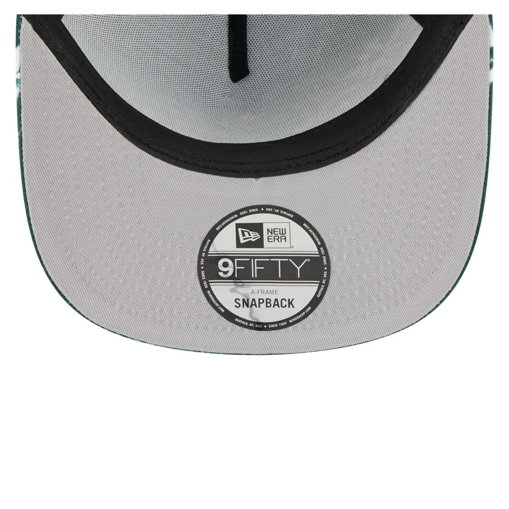 Green Bay Packers New Era Palm Print A-Frame 9FIFTY Snapback Hat Green - NFL