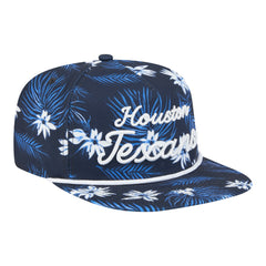 Houston Texans New Era Palm Print A-Frame 9FIFTY Snapback Hat Navy - NFL