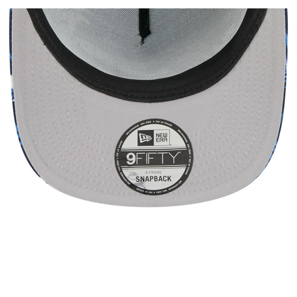 Houston Texans New Era Palm Print A-Frame 9FIFTY Snapback Hat Navy - NFL