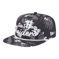 Las Vegas Raiders New Era Palm Print A-Frame 9FIFTY Snapback Hat Black - NFL