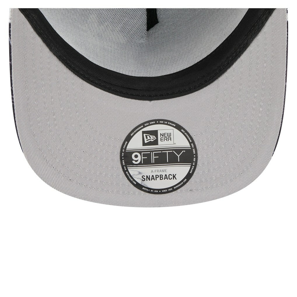 Las Vegas Raiders New Era Palm Print A-Frame 9FIFTY Snapback Hat Black - NFL