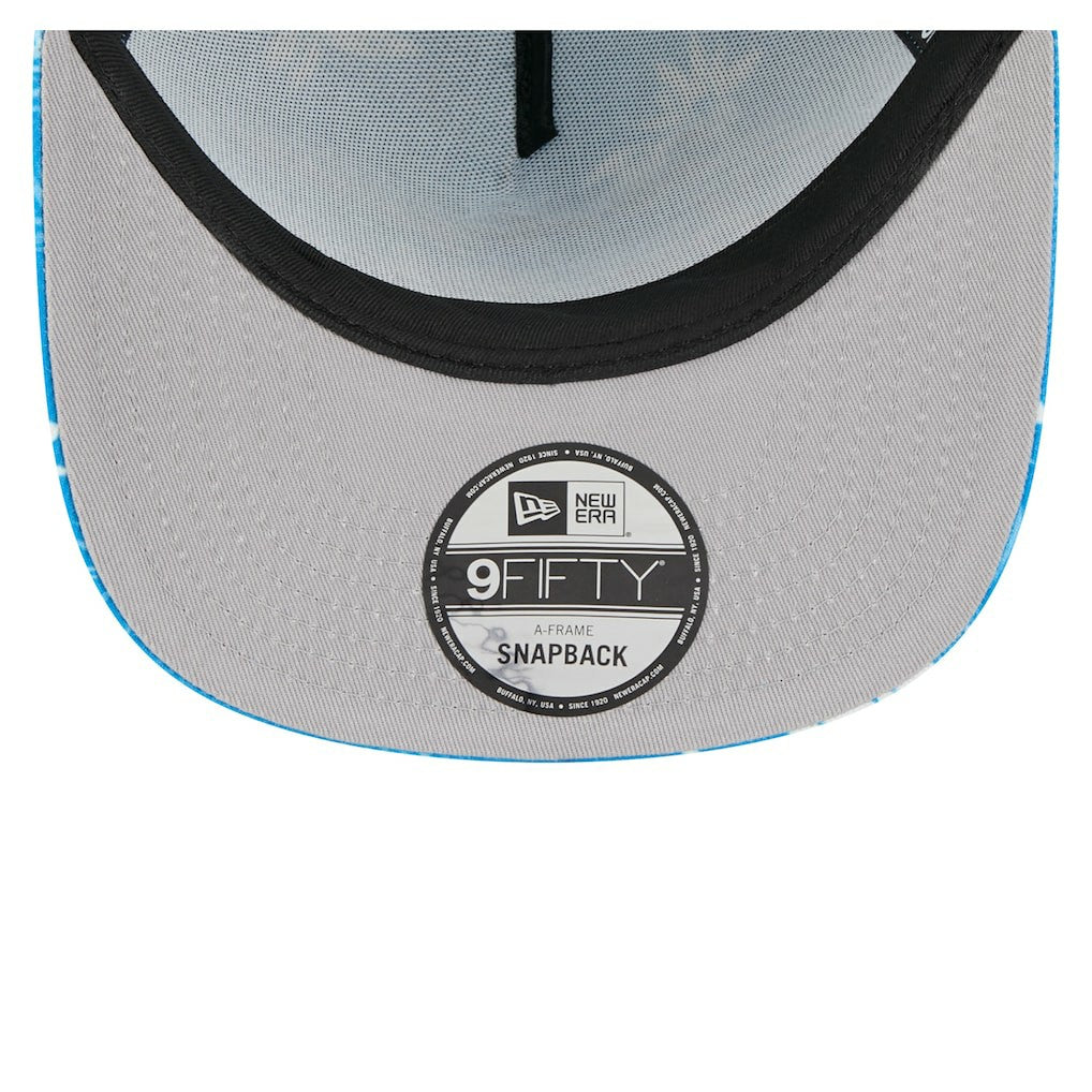 Los Angeles Chargers New Era Palm Print A-Frame 9FIFTY Snapback Hat Powder Blue - NFL