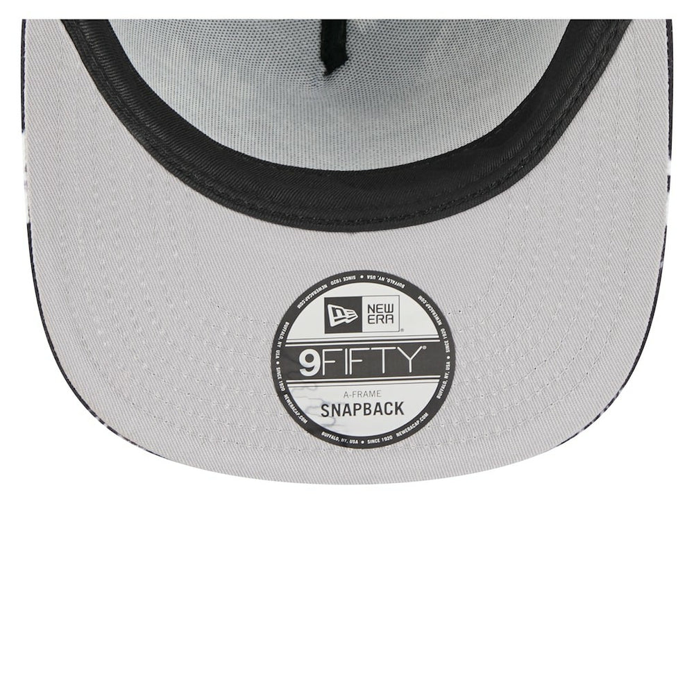 Pittsburgh Steelers New Era Palm Print A-Frame 9FIFTY Snapback Hat Black - NFL