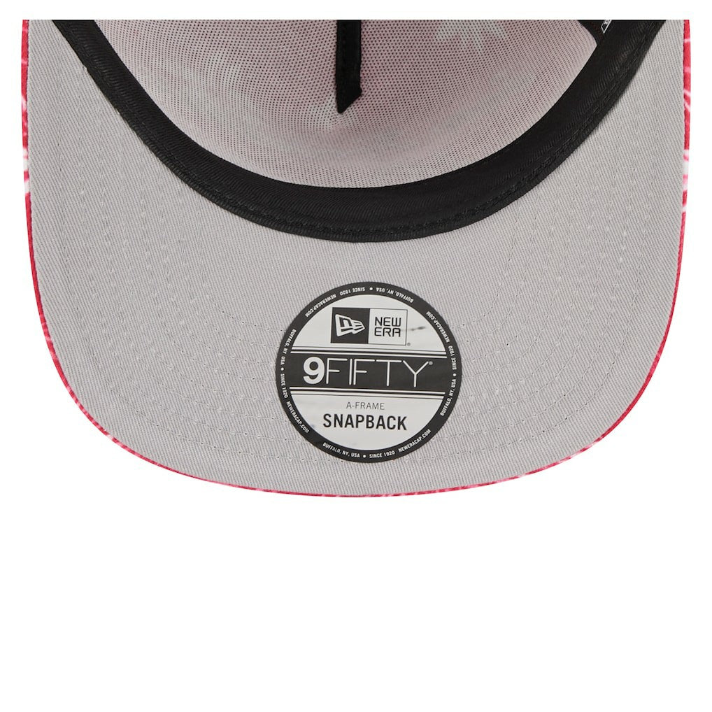 San Francisco 49ers New Era Palm Print A-Frame 9FIFTY Snapback Hat Scarlet - NFL