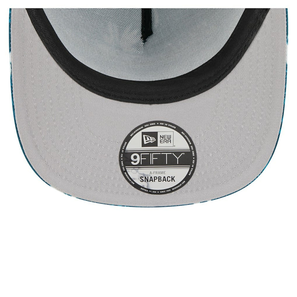 Philadelphia Eagles New Era Palm Print A-Frame 9FIFTY Snapback Hat Midnight Green - NFL