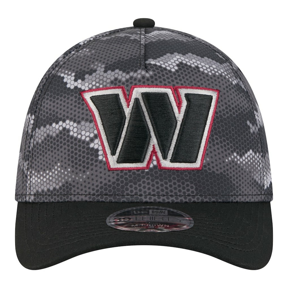 Washington Commanders New Era Camo A-Frame 39THIRTY Flex Hat Black - NFL