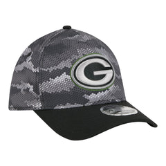 Green Bay Packers New Era Camo A-Frame 39THIRTY Flex Hat Black - NFL
