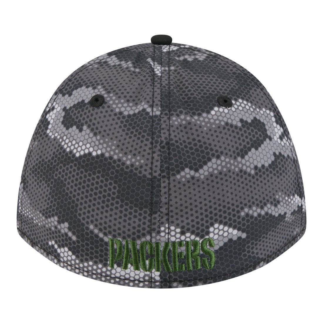 Green Bay Packers New Era Camo A-Frame 39THIRTY Flex Hat Black - NFL