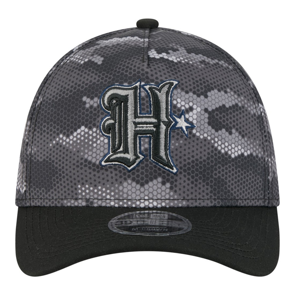 Houston Texans New Era Camo A-Frame 39THIRTY Flex Hat Black - NFL