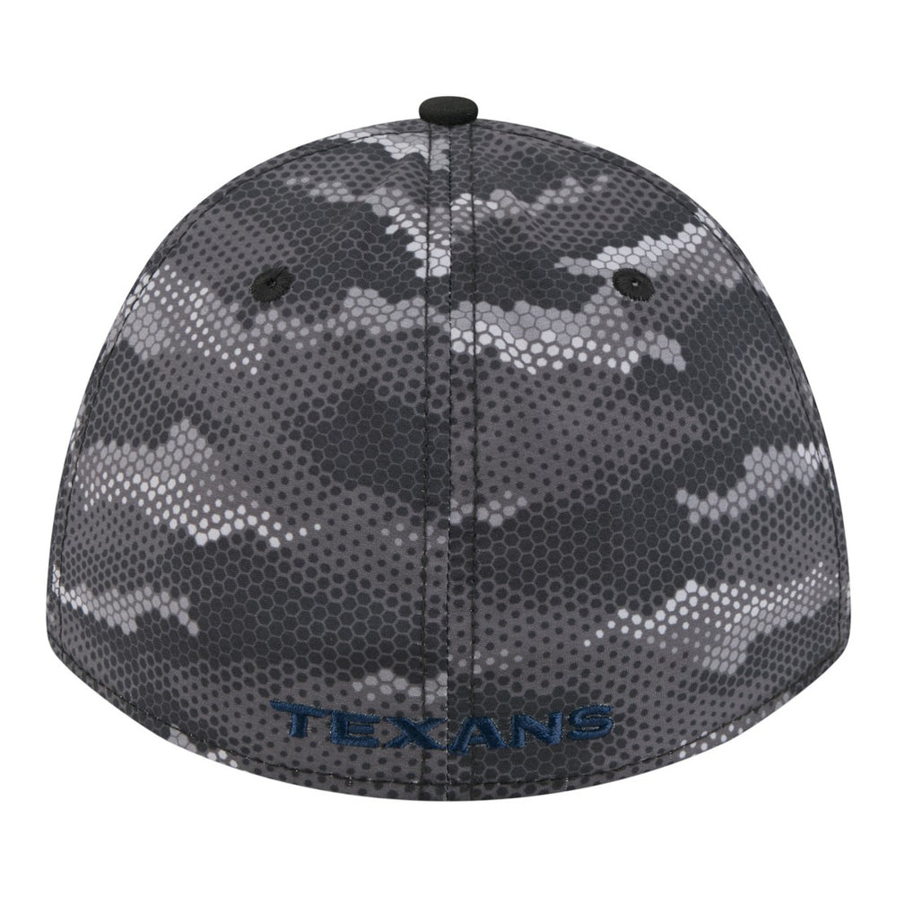 Houston Texans New Era Camo A-Frame 39THIRTY Flex Hat Black - NFL