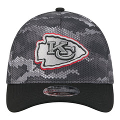 Kansas City Chiefs New Era Camo A-Frame 39THIRTY Flex Hat Black - NFL