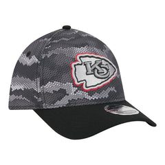 Kansas City Chiefs New Era Camo A-Frame 39THIRTY Flex Hat Black - NFL