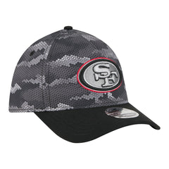 San Francisco 49ers New Era Camo A-Frame 39THIRTY Flex Hat Black - NFL