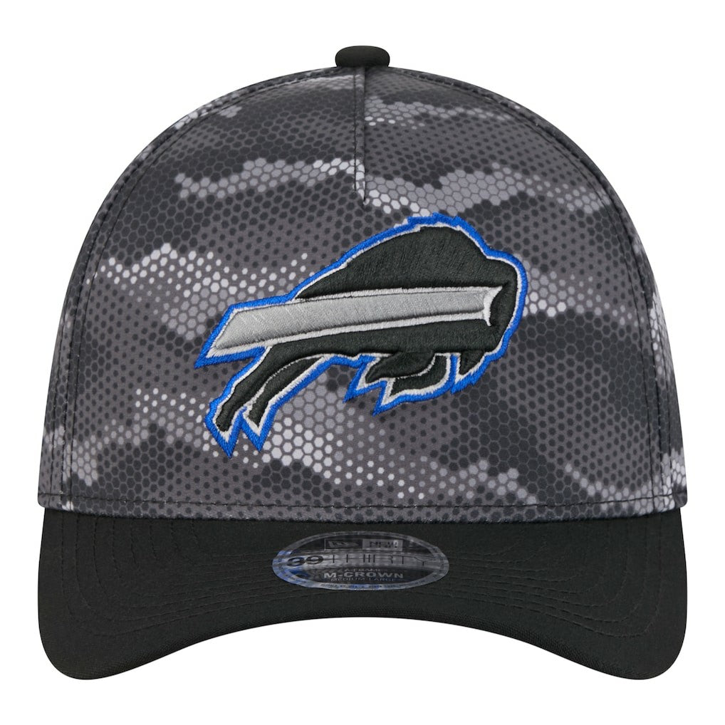 Buffalo Bills New Era Camo A-Frame 39THIRTY Flex Hat Black - NFL