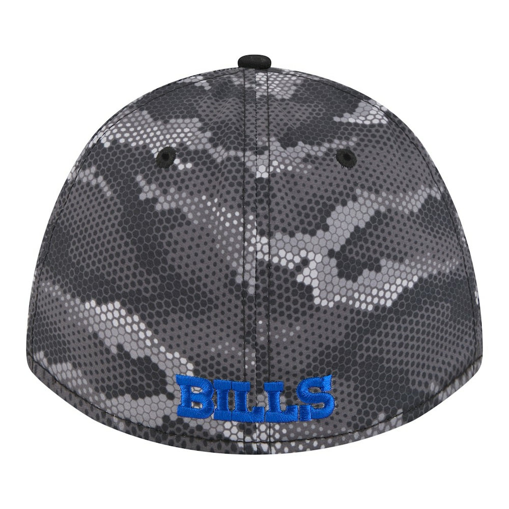Buffalo Bills New Era Camo A-Frame 39THIRTY Flex Hat Black - NFL