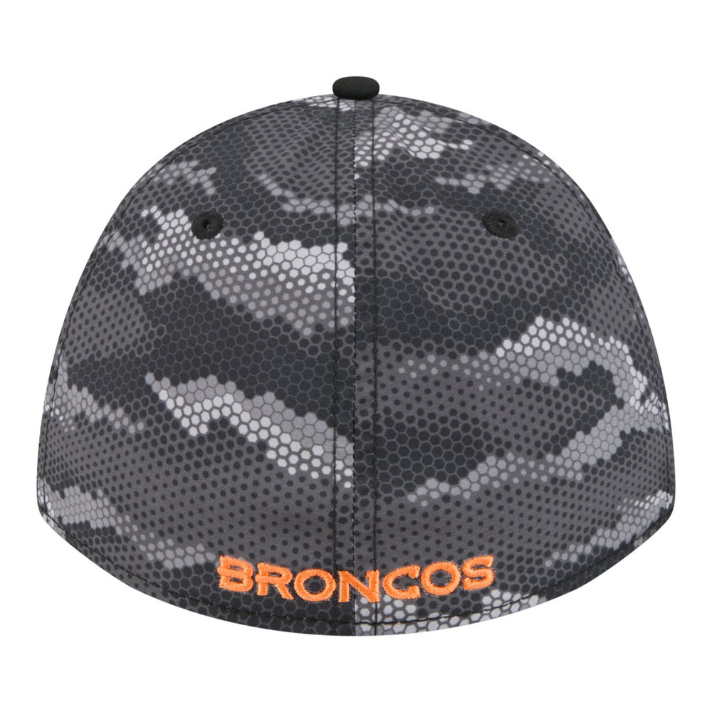 Denver Broncos New Era Camo A-Frame 39THIRTY Flex Hat Black - NFL