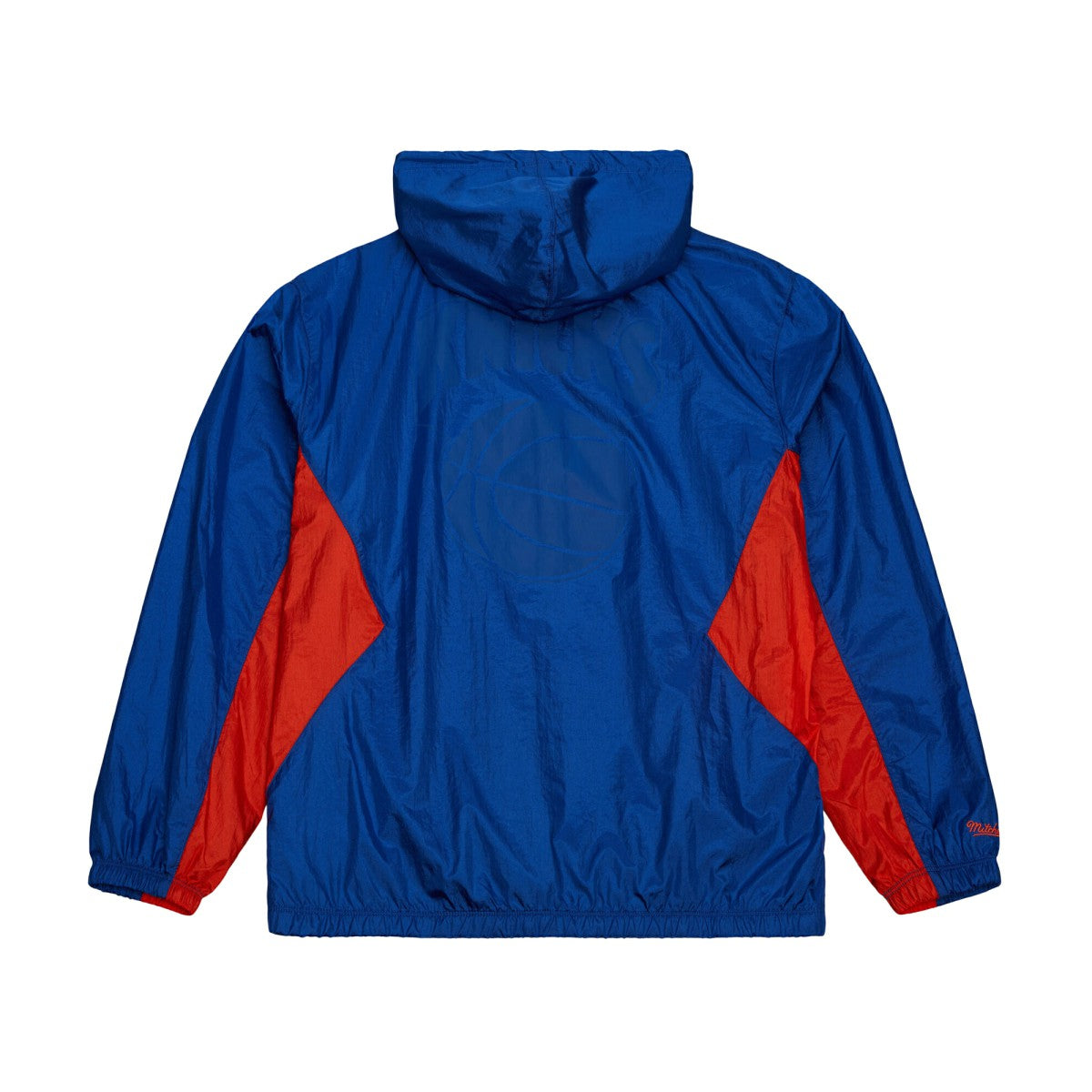Mitchell & Ness - New York Knicks Playmaker Full-Zip Hooded Windbreaker Jacket - Blue