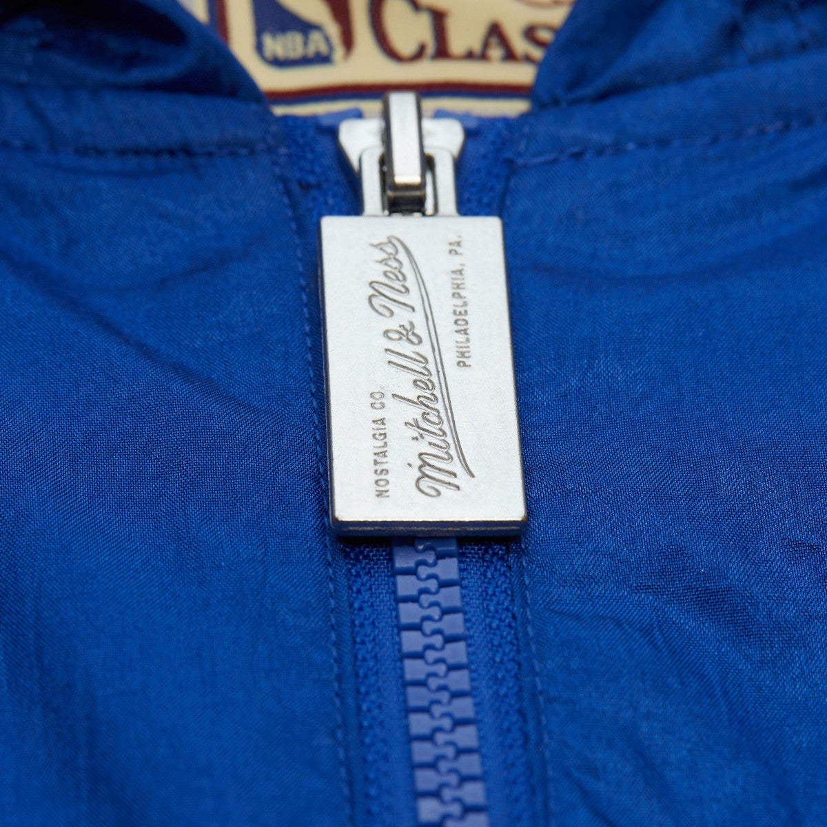 Mitchell & Ness - Orlando Magic Playmaker Full-Zip Hooded Windbreaker Jacket - Blue