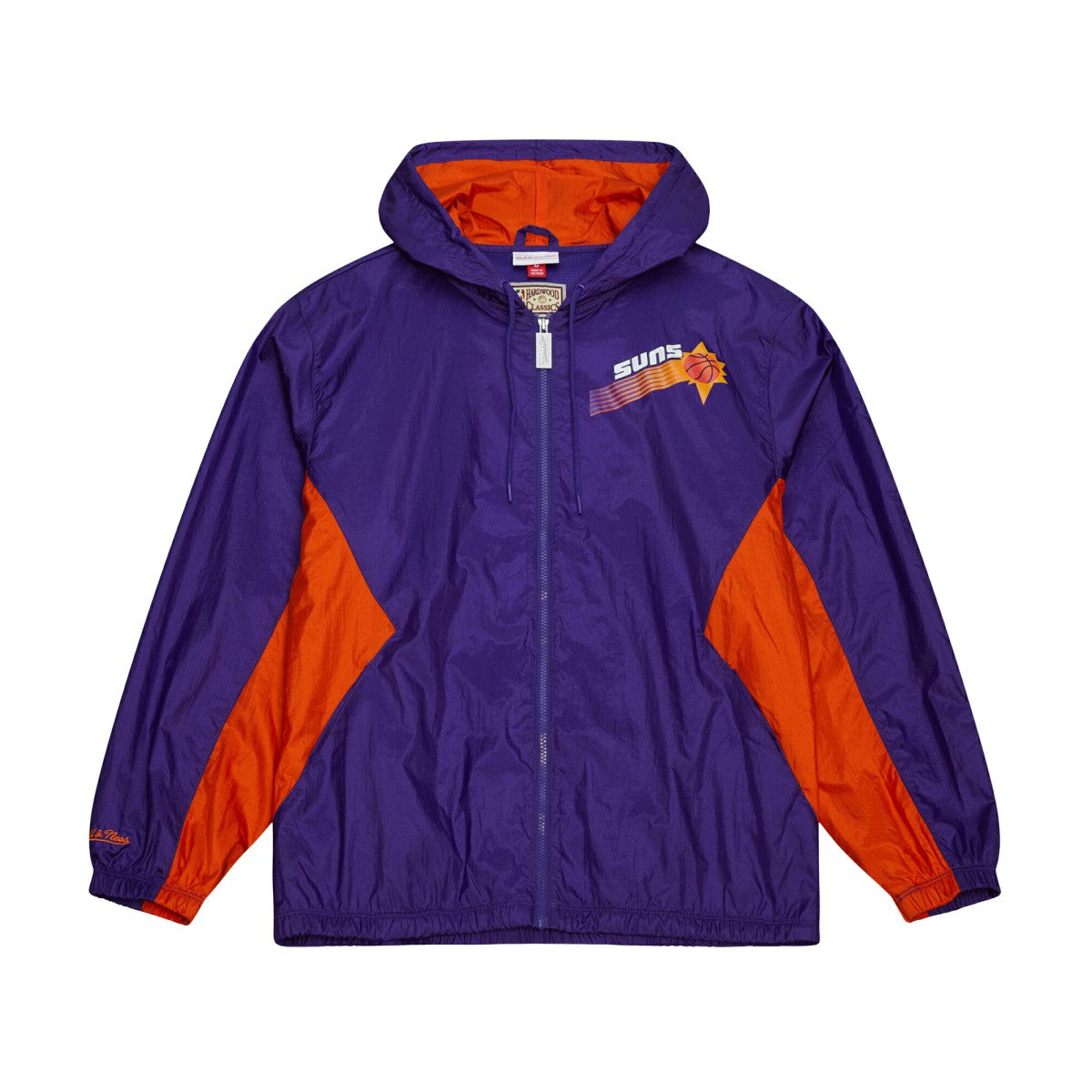 Mitchell & Ness - Phoenix Suns Playmaker Full-Zip Hooded Windbreaker Jacket - Purple