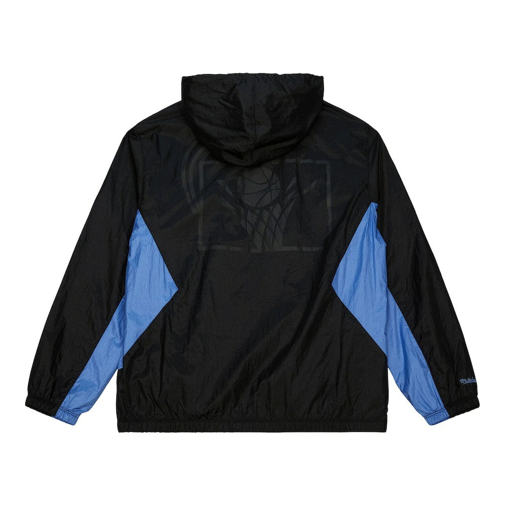 Mitchell & Ness - Cleveland Cavaliers Playmaker Full-Zip Hooded Windbreaker Jacket - Black