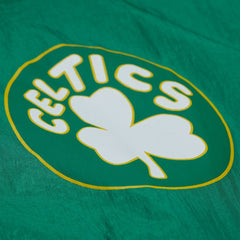 Mitchell & Ness - Boston Celtics Playmaker Full-Zip Hooded Windbreaker Jacket - Kelly Green