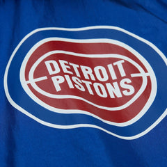 Mitchell & Ness - Detroit Pistons Playmaker Full-Zip Hooded Windbreaker Jacket - Blue