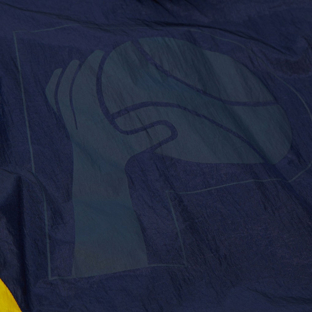 Mitchell & Ness - Indiana Pacers Playmaker Full-Zip Hooded Windbreaker Jacket - Navy