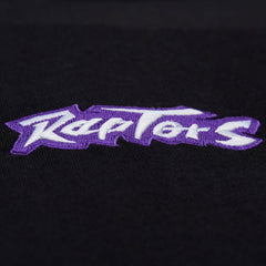 Mitchell & Ness - Toronto Raptors Unisex Playmaker Vintage Logo T-Shirt - Black