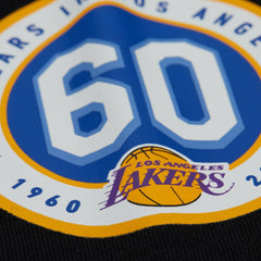 Mitchell & Ness - Los Angeles Lakers Unisex Vintage Heavyweight Hoodie - Black