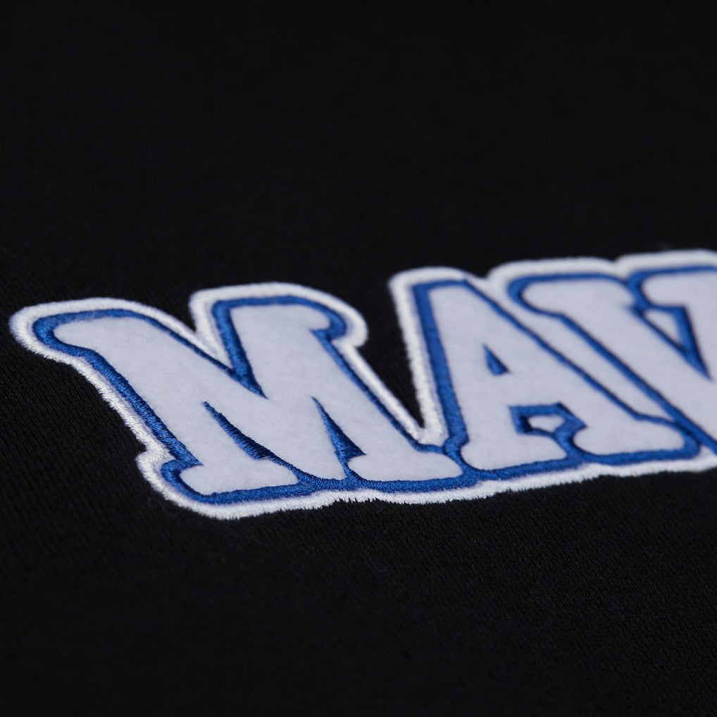 Mitchell & Ness - Dallas Mavericks Unisex Vintage Heavyweight Hoodie - Black