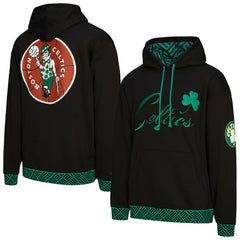 Mitchell & Ness - Boston Celtics Unisex Vintage Heavyweight Hoodie - Black