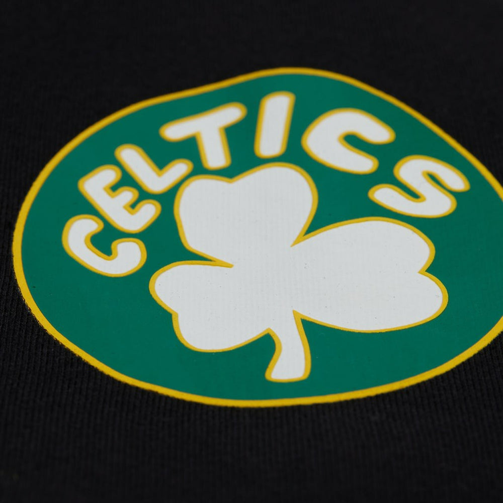 Mitchell & Ness - Boston Celtics Unisex Vintage Heavyweight Hoodie - Black