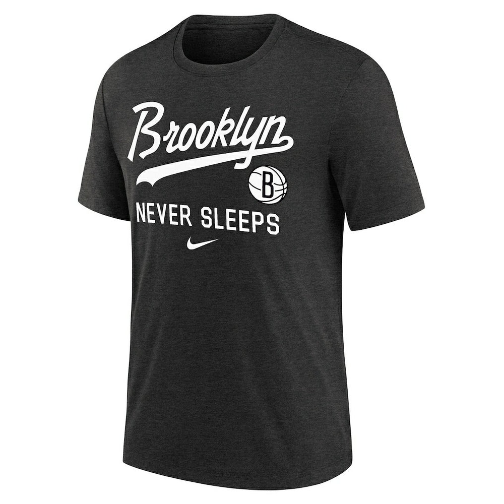 Nike - Brooklyn Nets Tri-Blend T-Shirt - Black