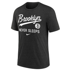 Nike - Brooklyn Nets Tri-Blend T-Shirt - Black