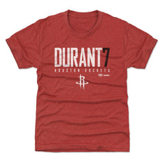 NBA - Kevin Durant Houston Rockets 500 Level Youth Elite Name & Number T-Shirt - Red