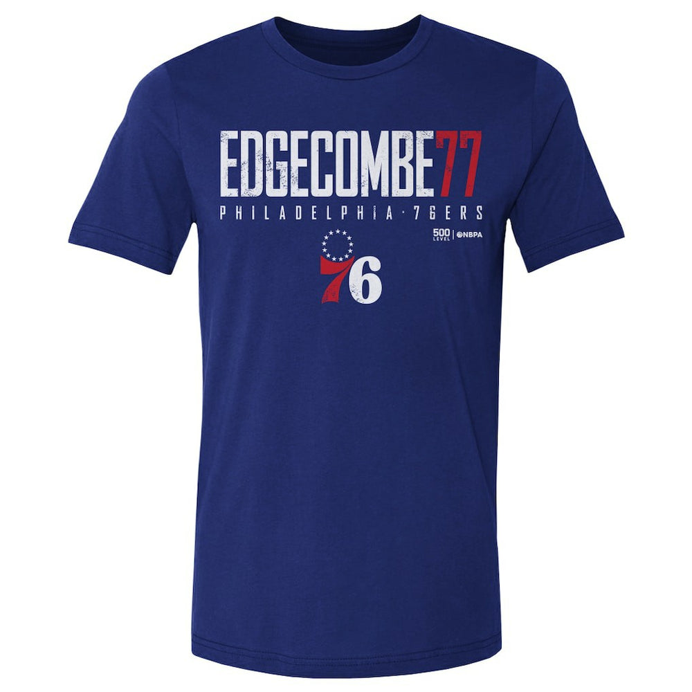 NBA - VJ Edgecombe Philadelphia 76ers 500 Level Elite T-Shirt - Royal