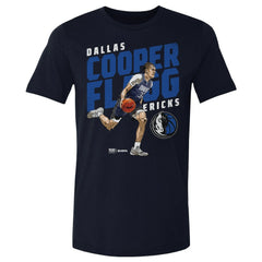 NBA - Cooper Flagg Dallas Mavericks 500 Level Slant T-Shirt - Navy