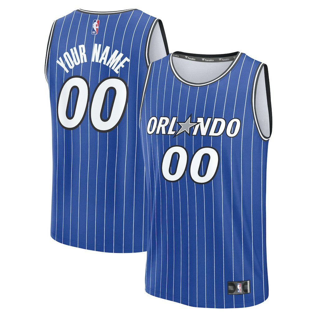 Fanatics - Orlando Magic Fast Break Replica Custom Jersey - Icon Edition - Blue