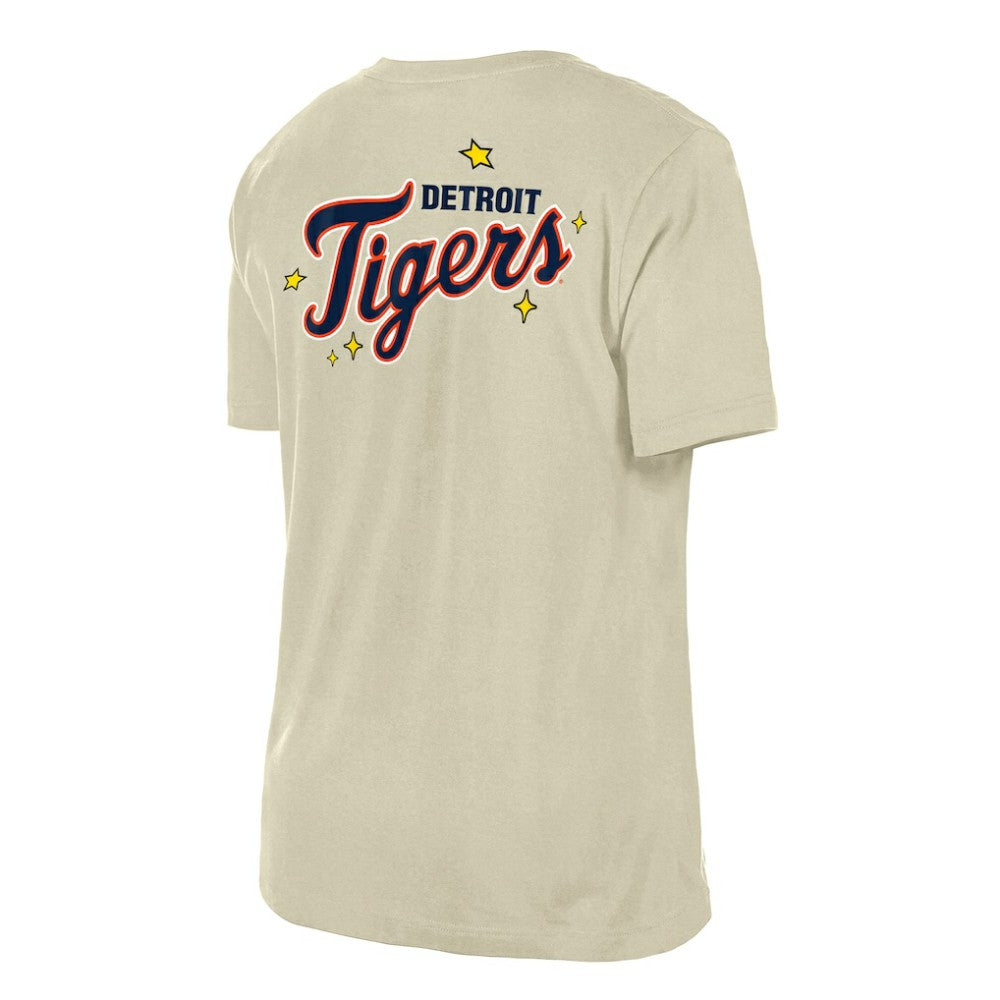 Detroit Tigers New Era Women's Stars & Cap T-Shirt Sale
