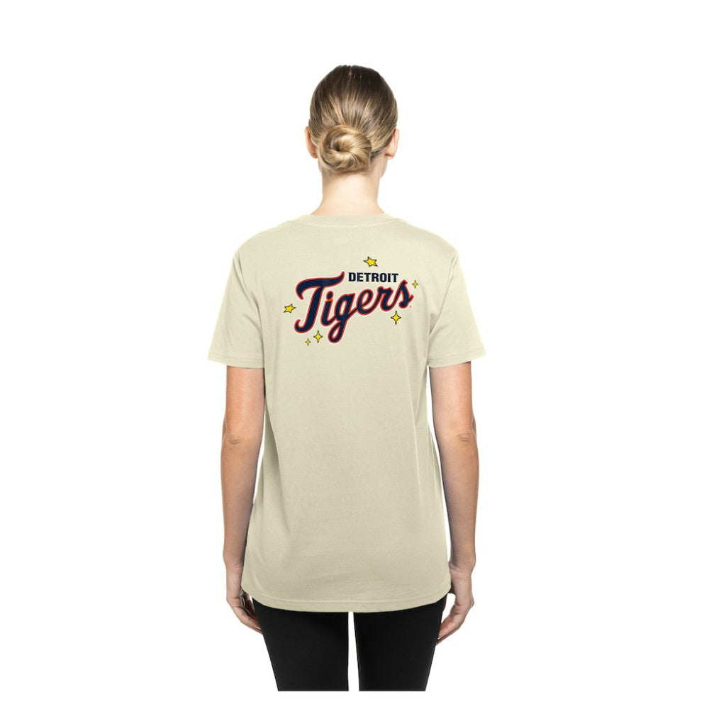Detroit Tigers New Era Women's Stars & Cap T-Shirt Sale