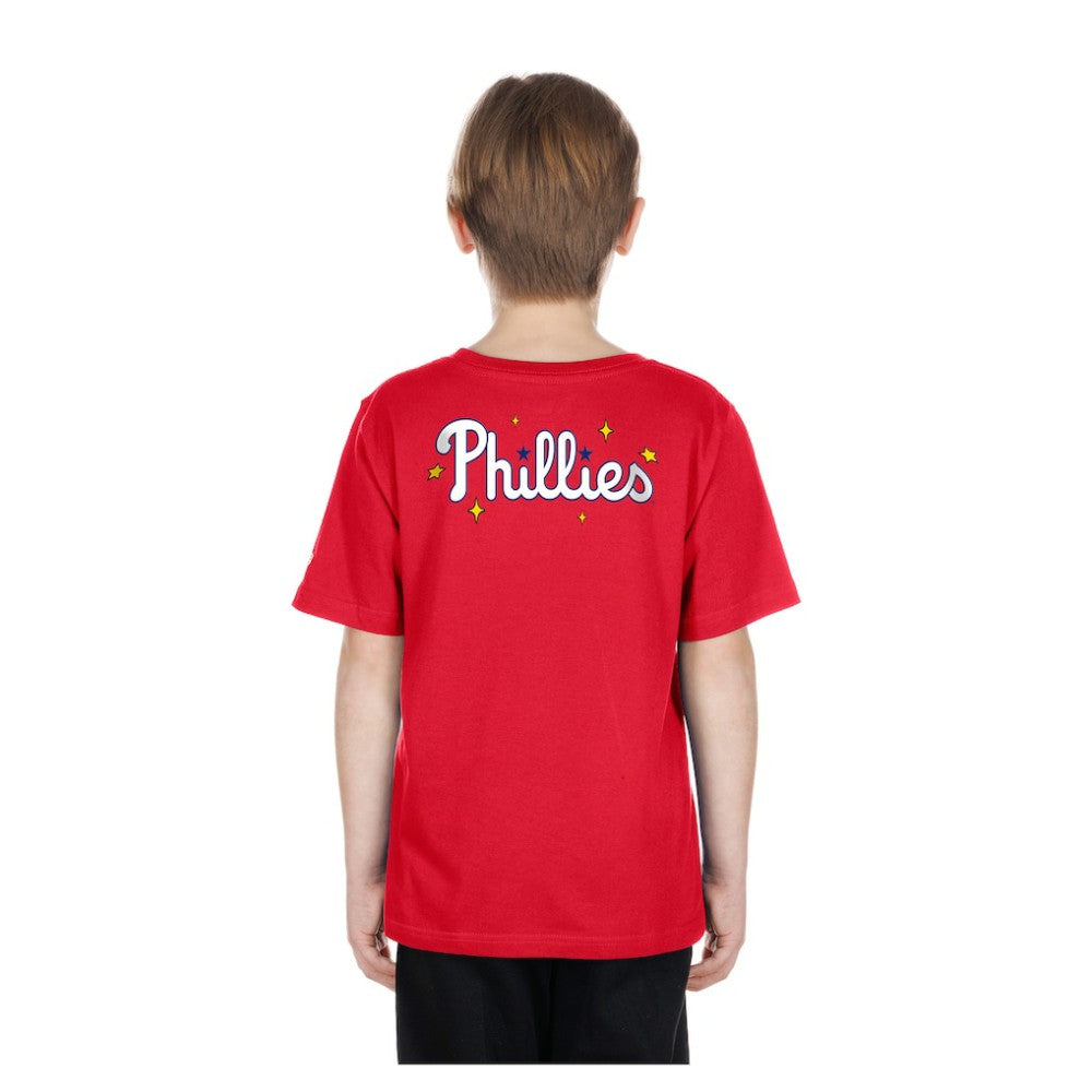 Philadelphia Phillies New Era Youth Stars & Cap T-Shirt Lifestyle